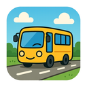 icon_communication_bus_cartoon icon preview