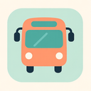 icon_communication_bus_flat_pastel icon preview