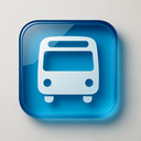 icon_communication_bus_glassy icon preview