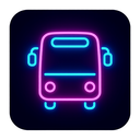 icon_communication_bus_neon icon preview