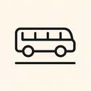 icon_communication_bus_thin icon preview
