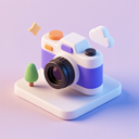icon_communication_camera_3d_isometric icon preview