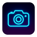 icon_communication_camera_neon icon preview
