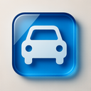 icon_communication_car_glassy icon preview