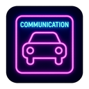 icon_communication_car_neon icon preview