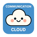 icon_communication_cloud_cartoon icon preview