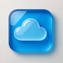icon_communication_cloud_glassy icon preview