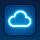icon_communication_cloud_glow_effect icon preview