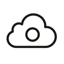 icon_communication_cloud_minimal_outline icon preview