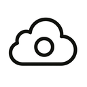 icon_communication_cloud_monochrome icon preview