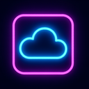 icon_communication_cloud_neon icon preview