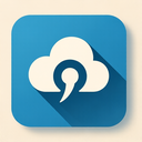 icon_communication_cloud_shadow_effect icon preview