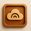 icon_communication_cloud_wooden icon preview
