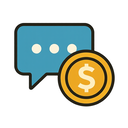 icon_communication_coin_filled icon preview