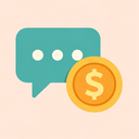 icon_communication_coin_flat_pastel icon preview