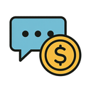 icon_communication_coin_geometric icon preview