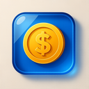 icon_communication_coin_glassy icon preview