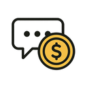 icon_communication_coin_minimalist icon preview