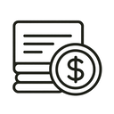 icon_communication_coin_outline icon preview