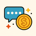 icon_communication_coin_playful icon preview
