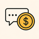 icon_communication_coin_thin icon preview