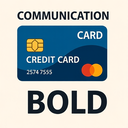 icon_communication_credit_card_bold icon preview