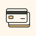 icon_communication_credit_card_thin icon preview