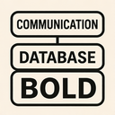 icon_communication_database_bold icon preview