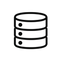 icon_communication_database_monochrome icon preview