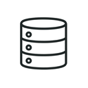 icon_communication_database_outline icon preview