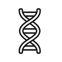 icon_communication_dna_strand_line_art icon preview