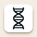 icon_communication_dna_strand_minimalist icon preview