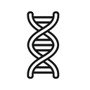 icon_communication_dna_strand_outline icon preview