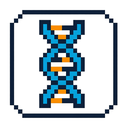 icon_communication_dna_strand_pixel_art icon preview