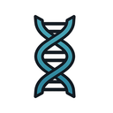 icon_communication_dna_strand_sharp_edges icon preview