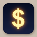 icon_communication_dollar_sign_glow_effect icon preview