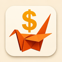 icon_communication_dollar_sign_origami icon preview