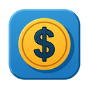icon_communication_dollar_sign_rounded icon preview