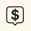 icon_communication_dollar_sign_simplified icon preview