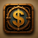 icon_communication_dollar_sign_steampunk icon preview