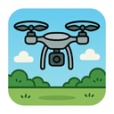 icon_communication_drone_cartoon icon preview