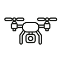 icon_communication_drone_line_art icon preview