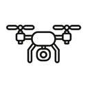 icon_communication_drone_minimal_outline icon preview
