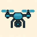 icon_communication_drone_pixel_art icon preview