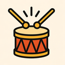 icon_communication_drum_bold icon preview