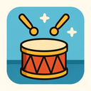 icon_communication_drum_cartoon icon preview