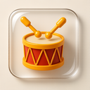 icon_communication_drum_glassy icon preview