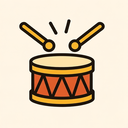 icon_communication_drum_iconic icon preview