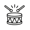 icon_communication_drum_line_art icon preview