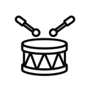 icon_communication_drum_monochrome icon preview